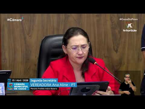 19ª  Sessão Ordinária – Câmara de Vereadores de Caicó – 15/04/2026