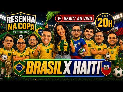 REACT BRASIL 3 X 0 HAITI | Resenha na Copa