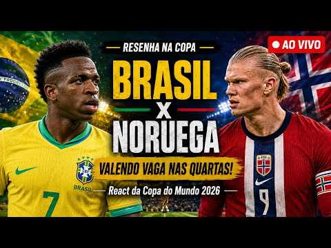 BRASIL 0 x 2 NORUEGA AO VIVO | Resenha na Copa